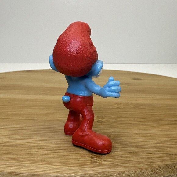 2011 PAPA SMURF TELESCOPE exclusive Peyo McDonald's Action Figure Toy 3” - Picture 3 of 5